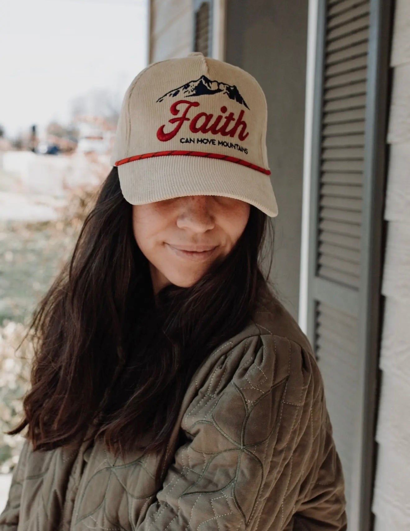 Faith Corduroy Trucker