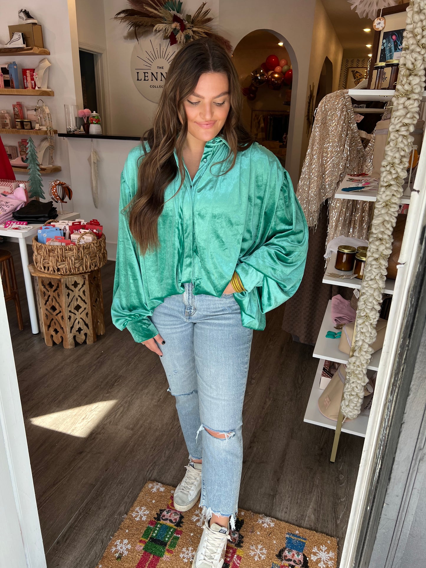 Velvet Blouse
