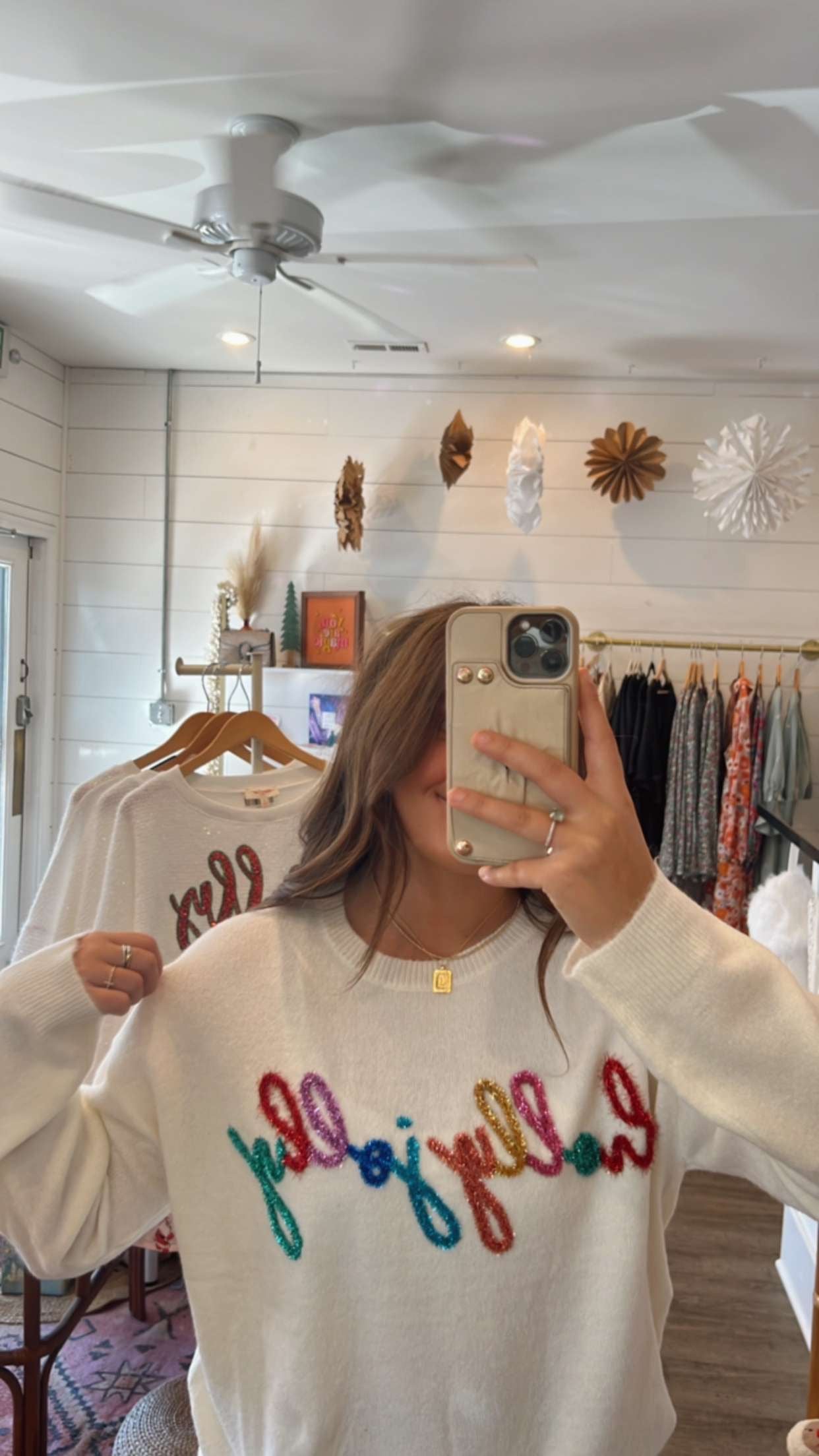Holly Jolly Tinsel Sweater