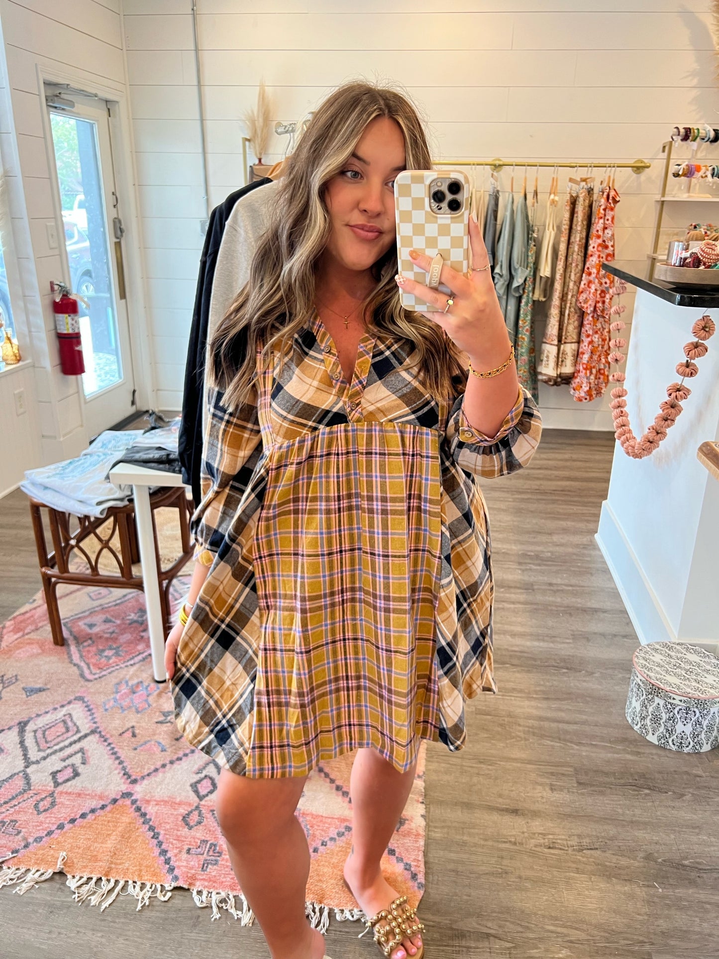 Plaid Dress