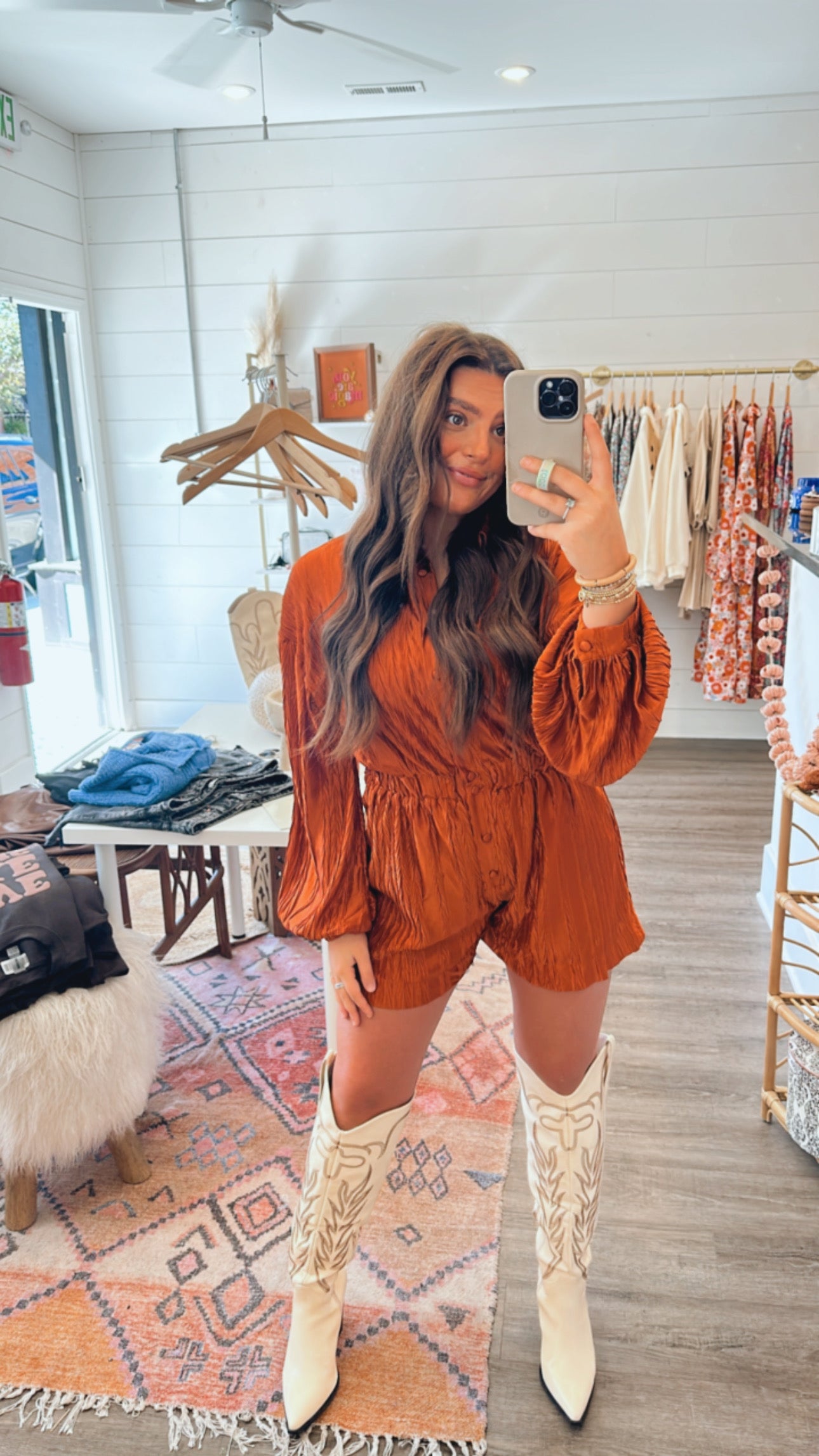 Thanksgiving Day Satin Romper