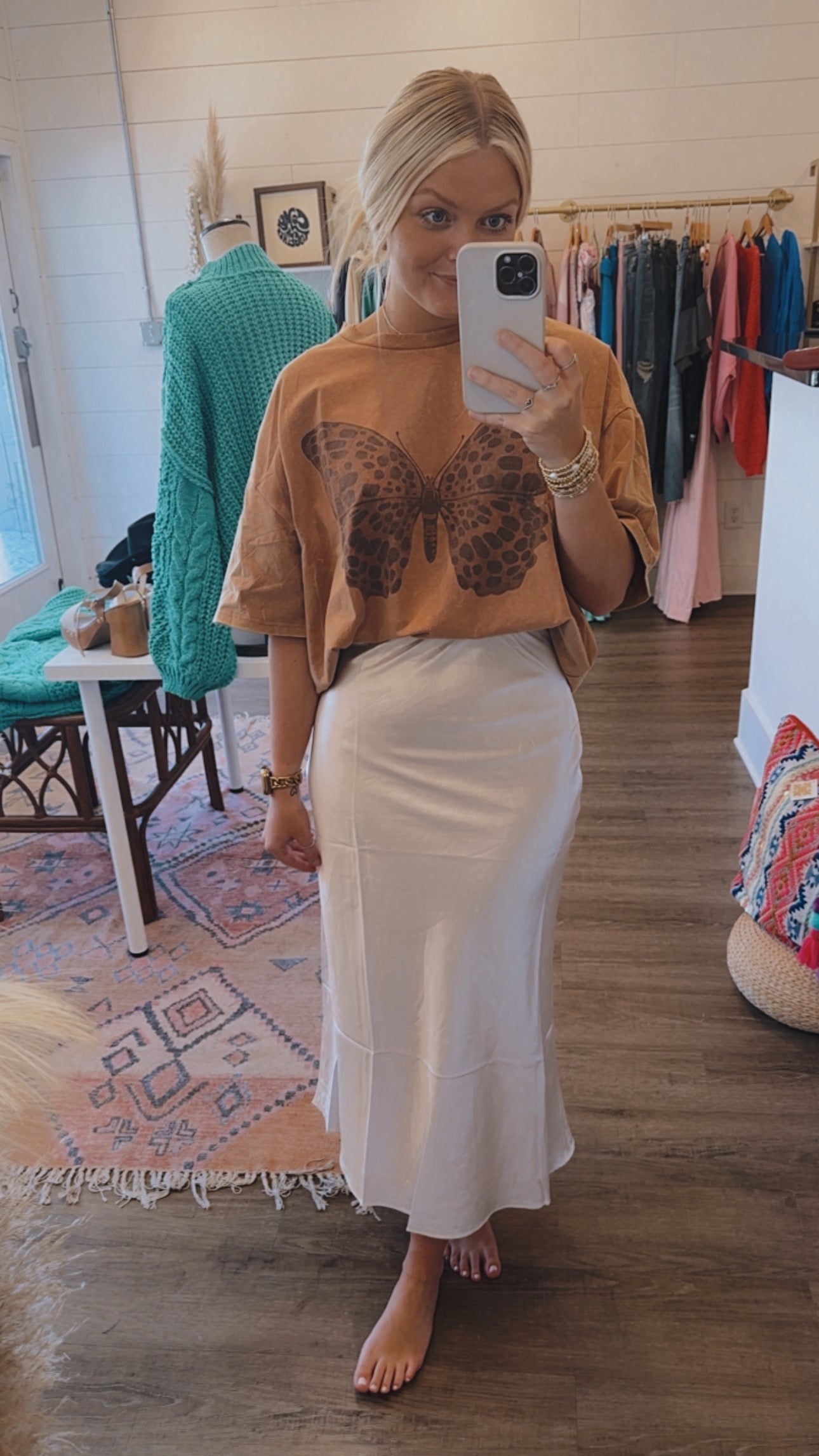 Satin Skirt