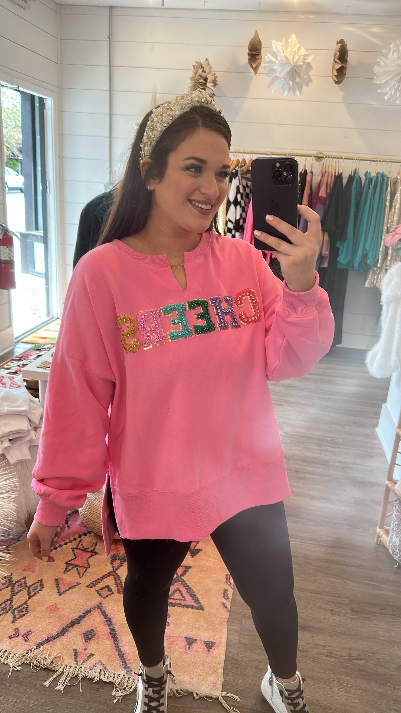 Pink Cheers Sweatshirt