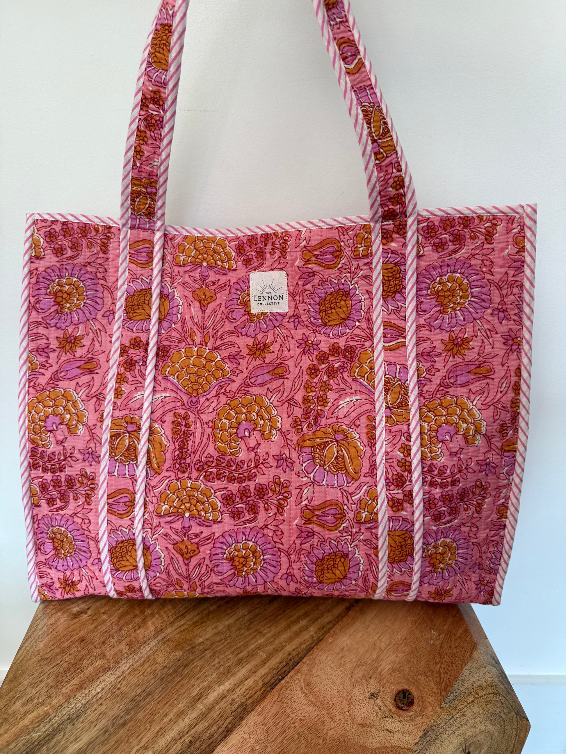 Pink Garden Tote