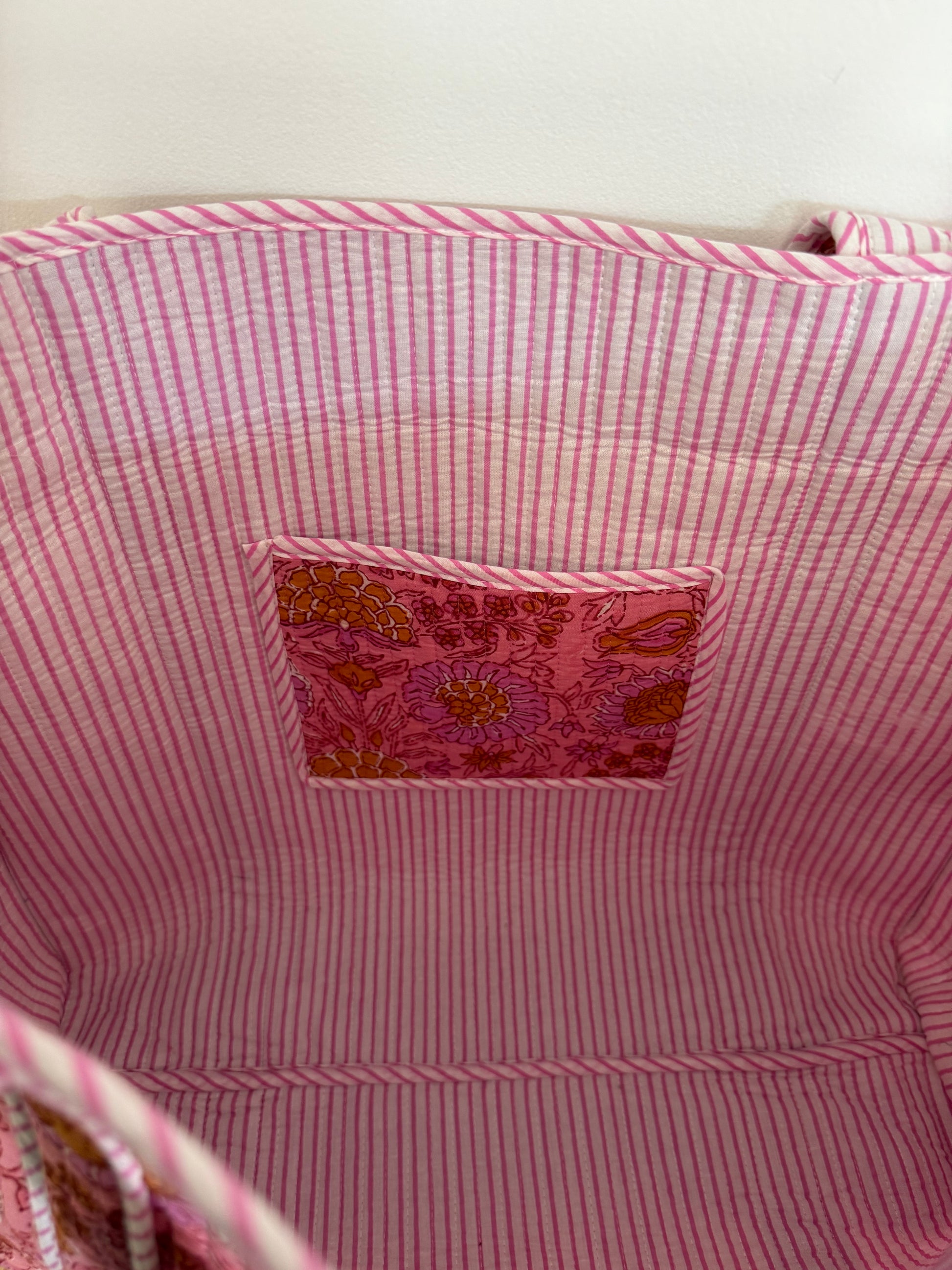 Pink Garden Tote