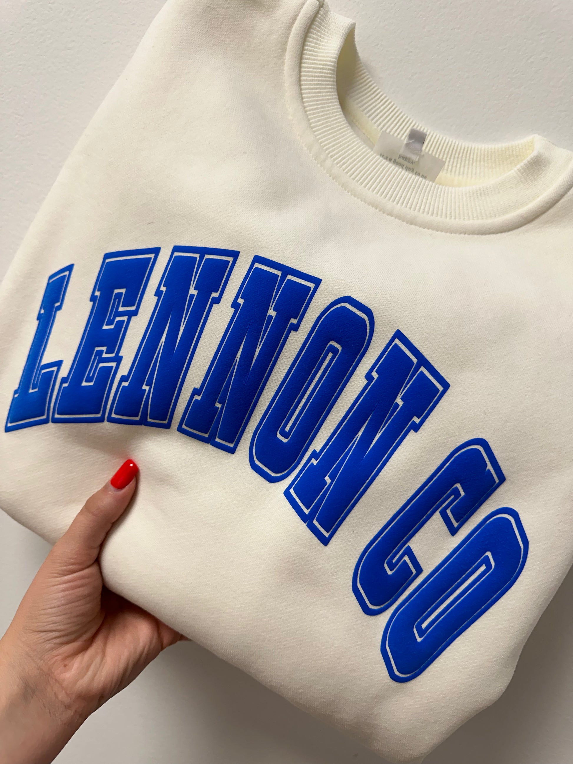 Lennon Co Blanket Sweatshirt - Neon Blue