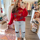 Merry Everything Tinsel Sweater