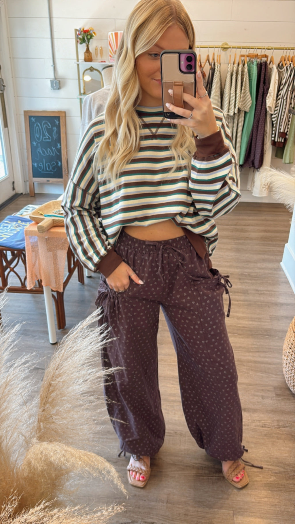 Detailed Balloon Pants