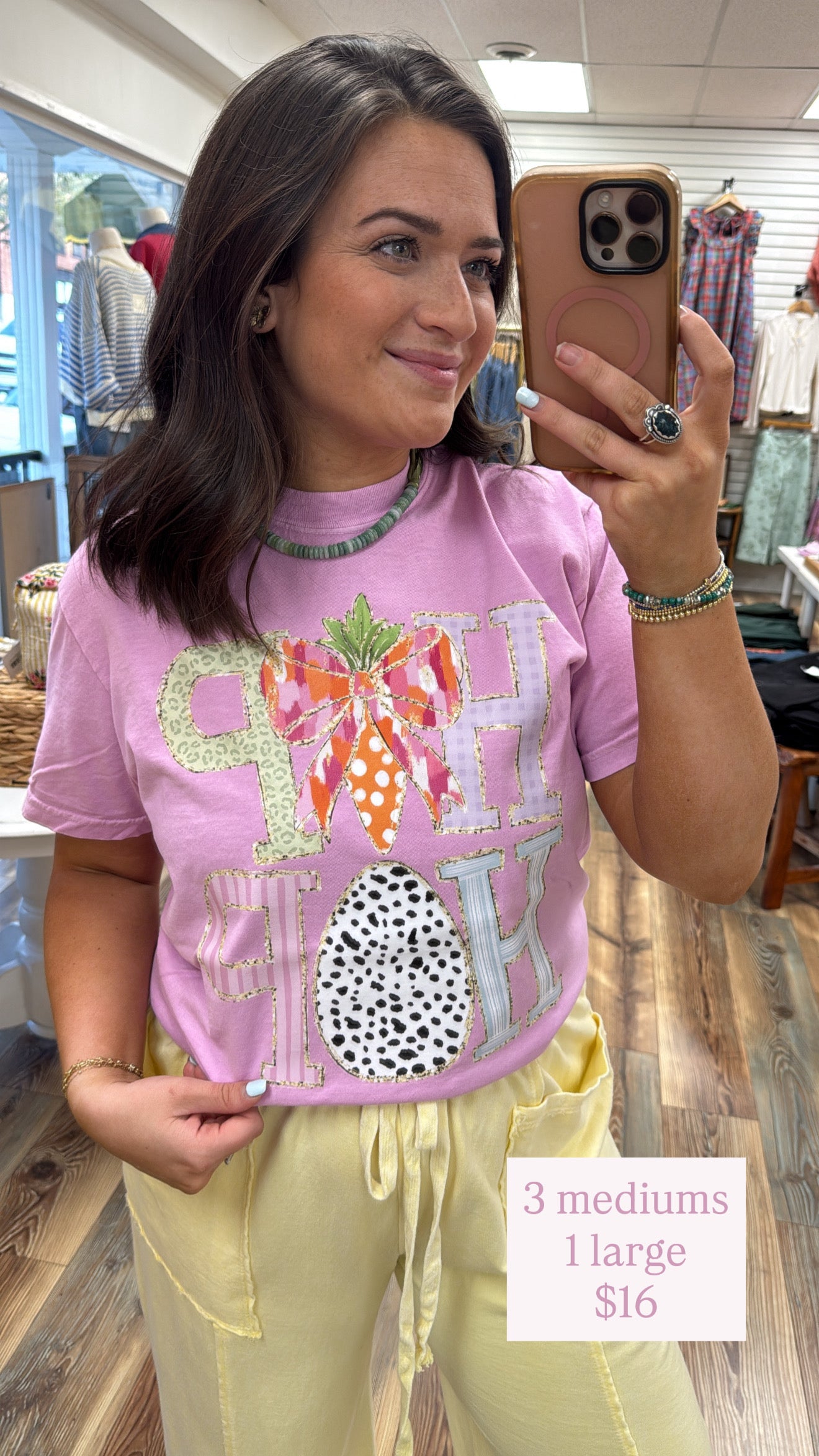 Hop Hop Easter Graphic Tee