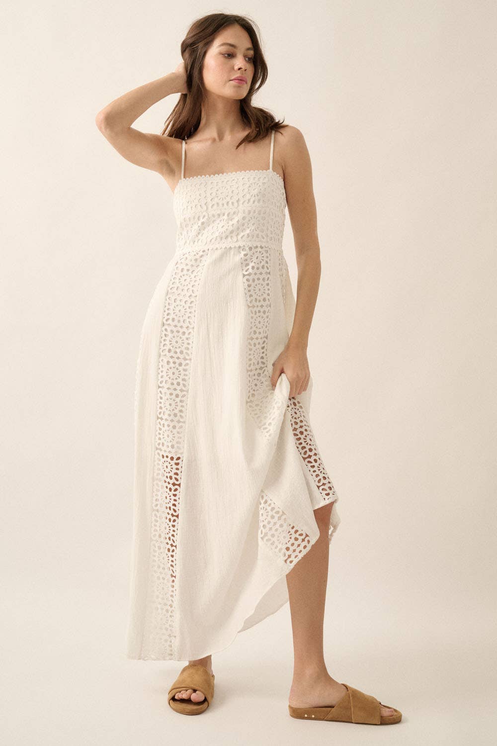 White Detailed Dress