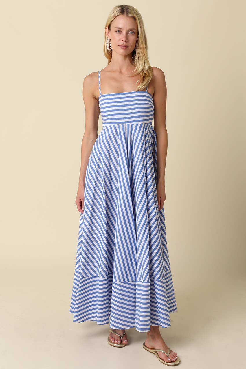 Cecily Stripe Maxi Dress