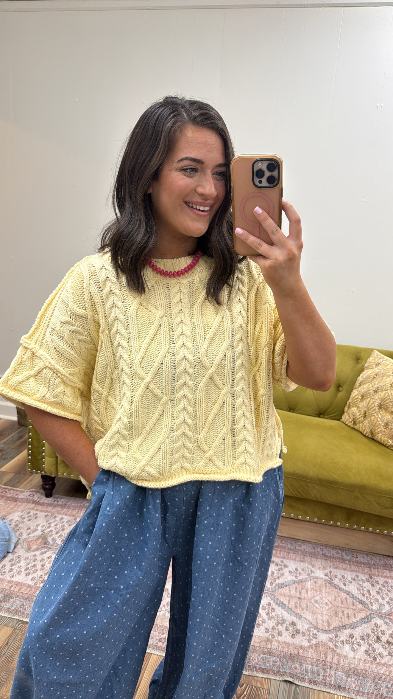 Butter Short Sleeve Sweater