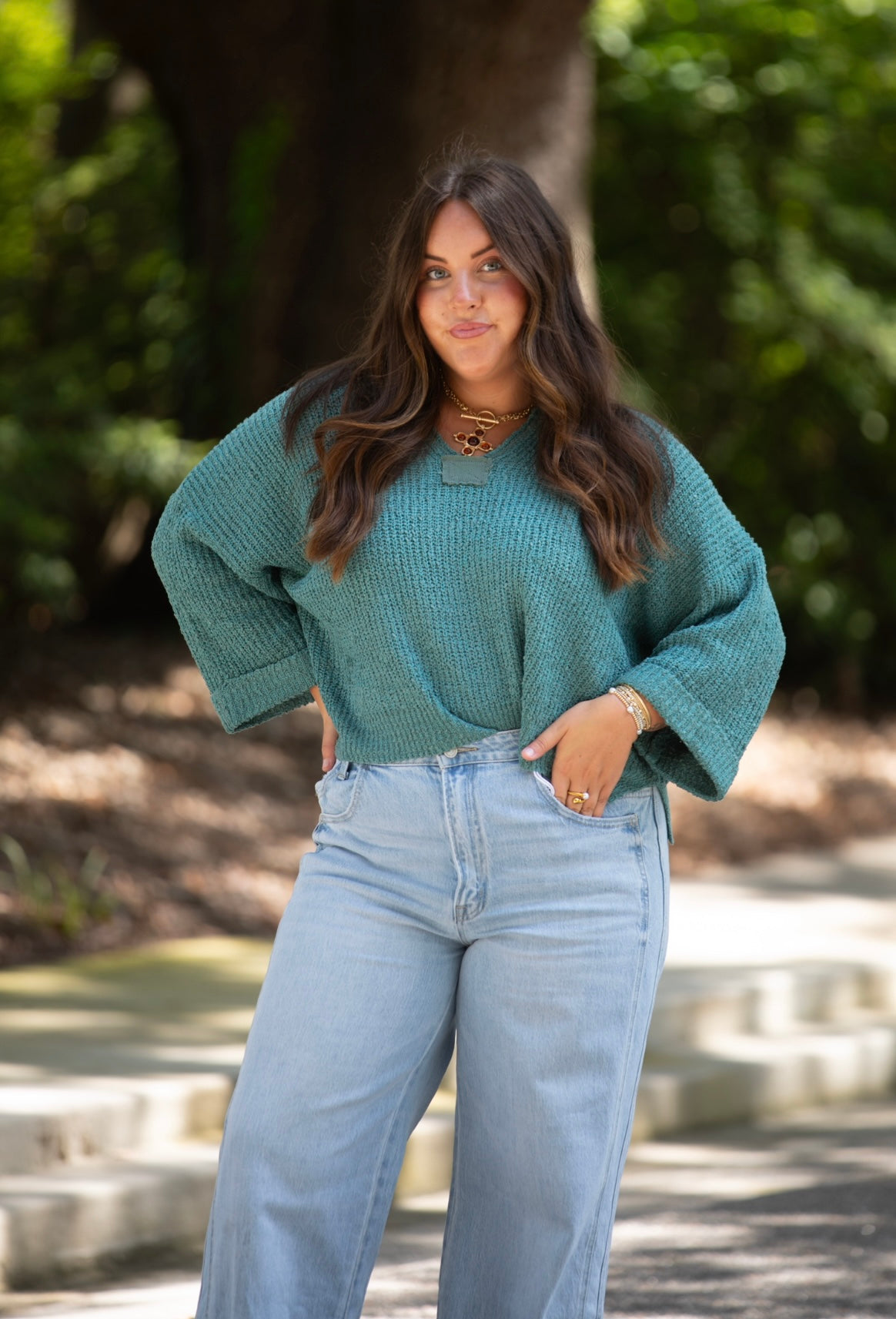 Emerald Green Top