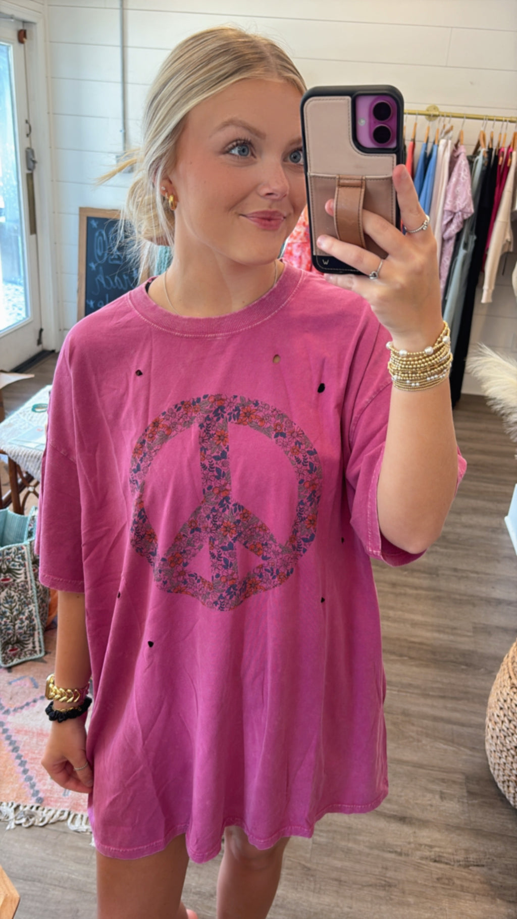 PEACE Oversized Tee