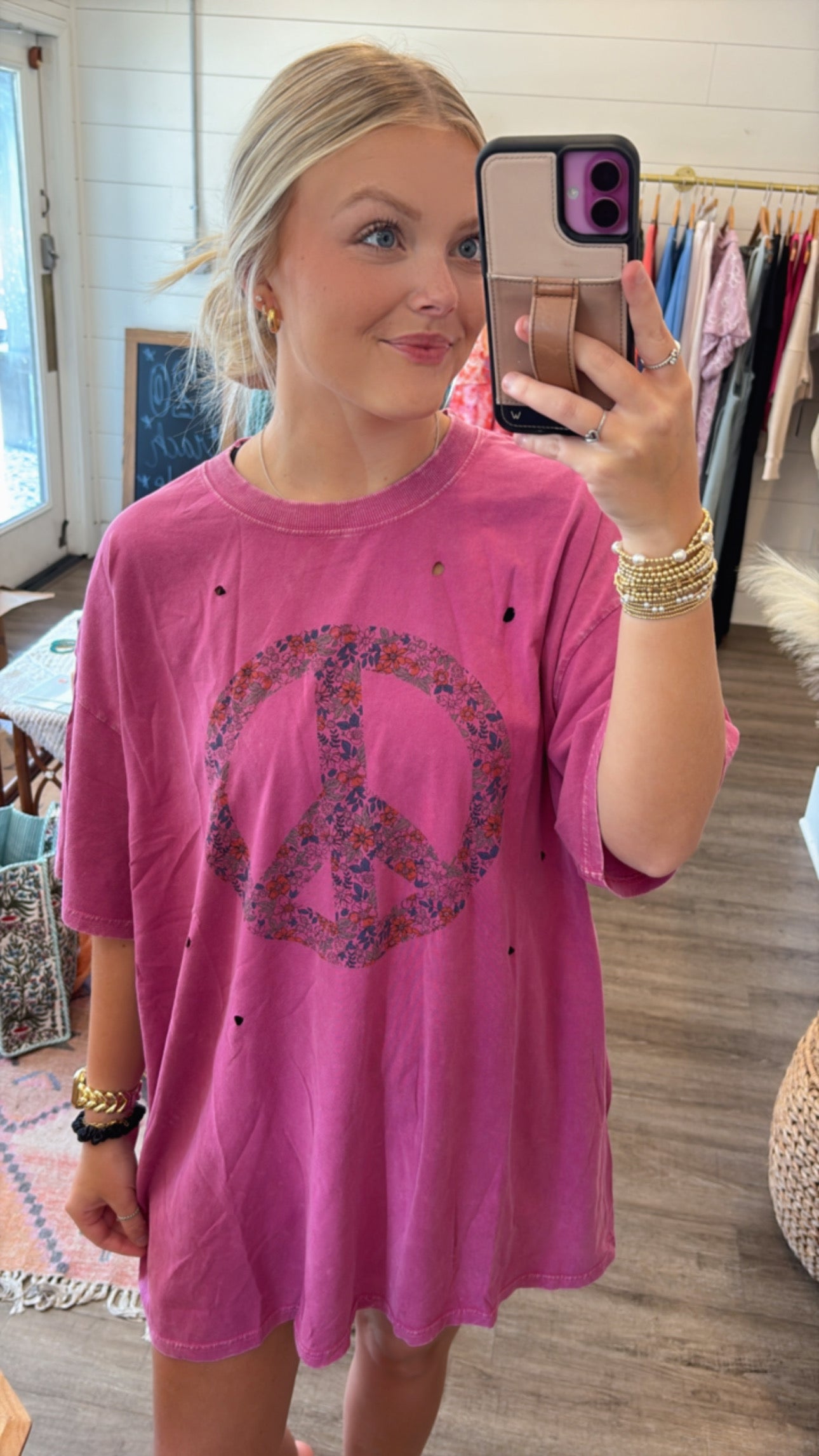 PEACE Oversized Tee