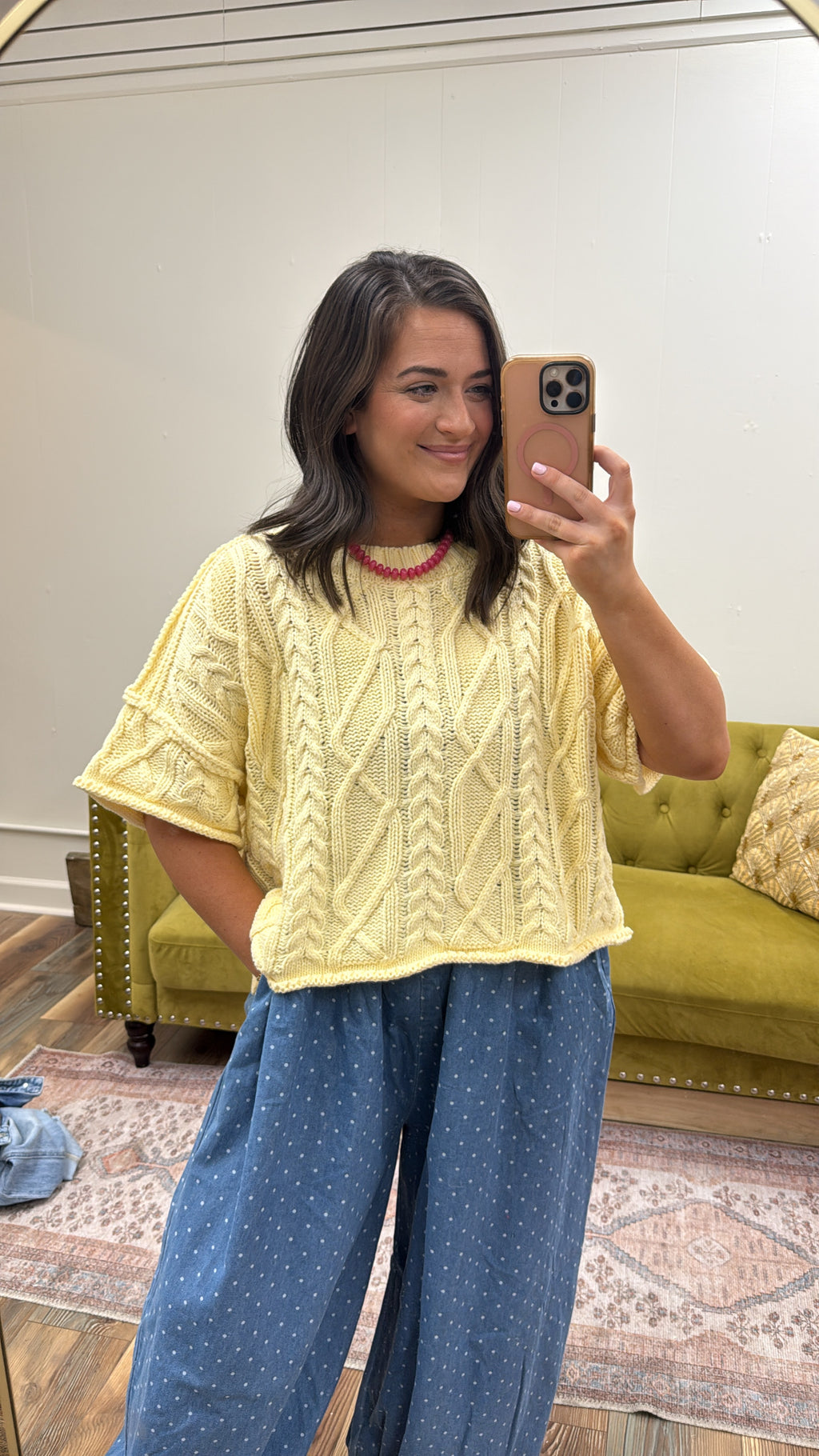Butter Short Sleeve Sweater