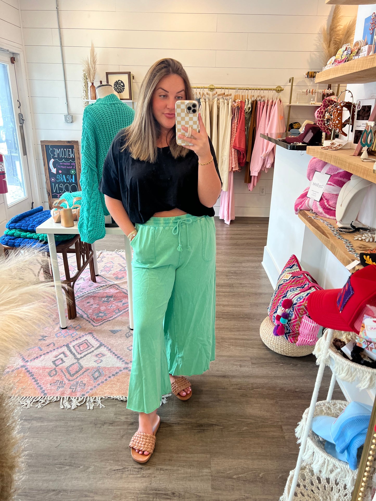 Lounge All Day Pants- Kelly Green