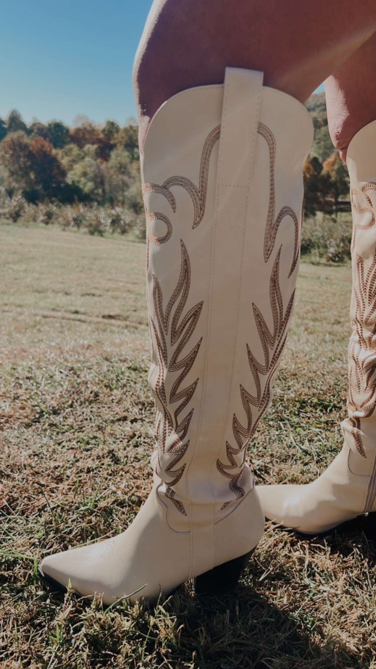 Gone Country Knee High Cowgirl Boots