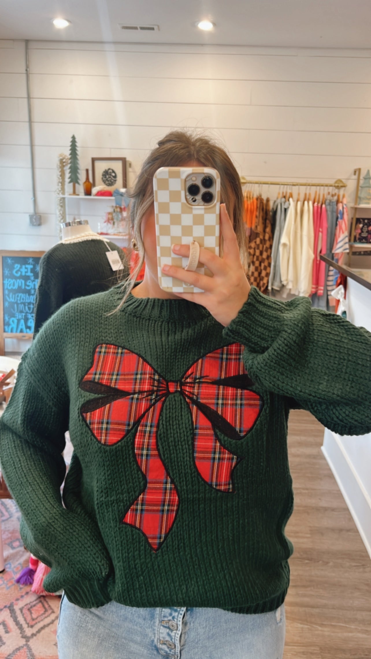 Christmas Bow Sweater