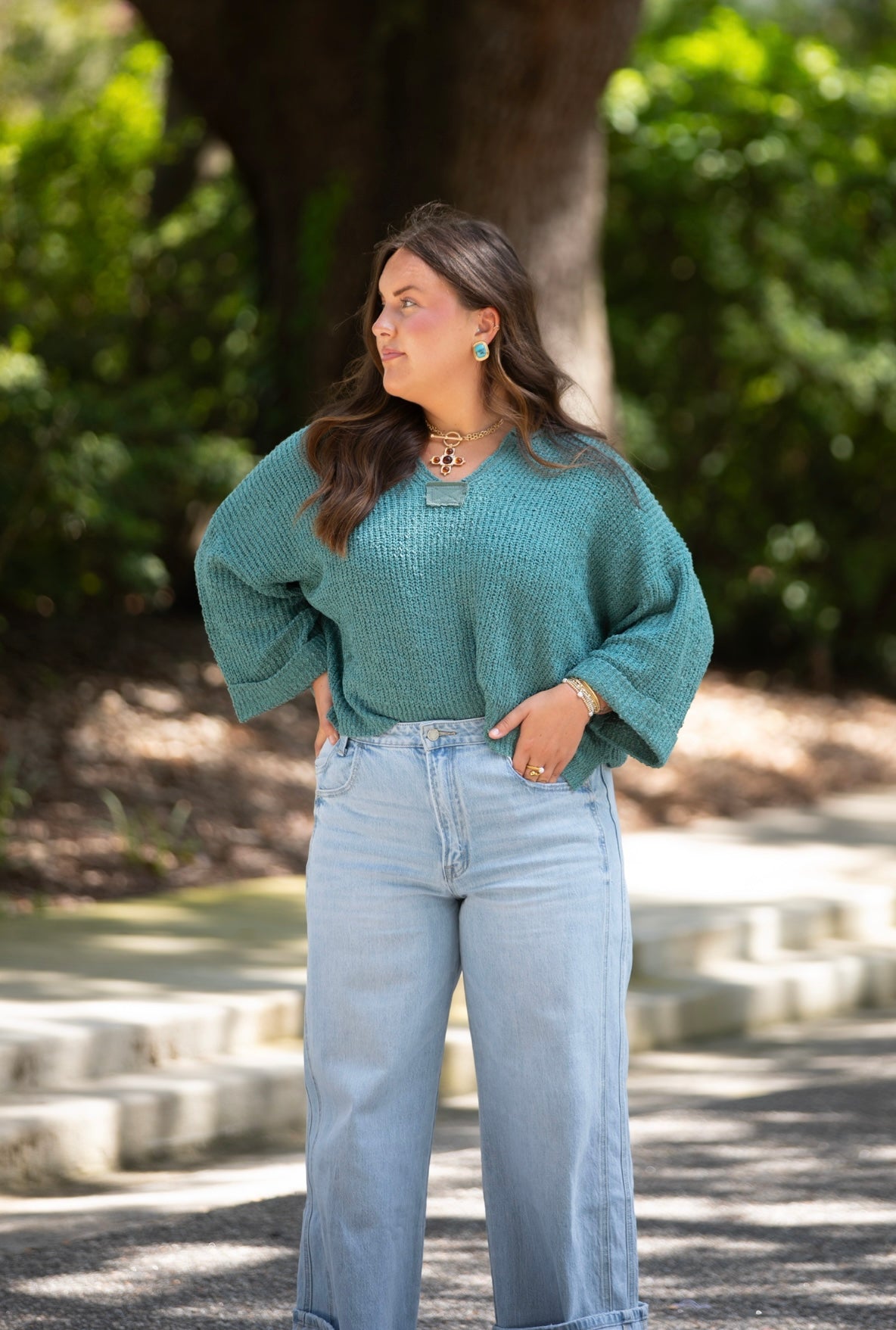 Emerald Green Top