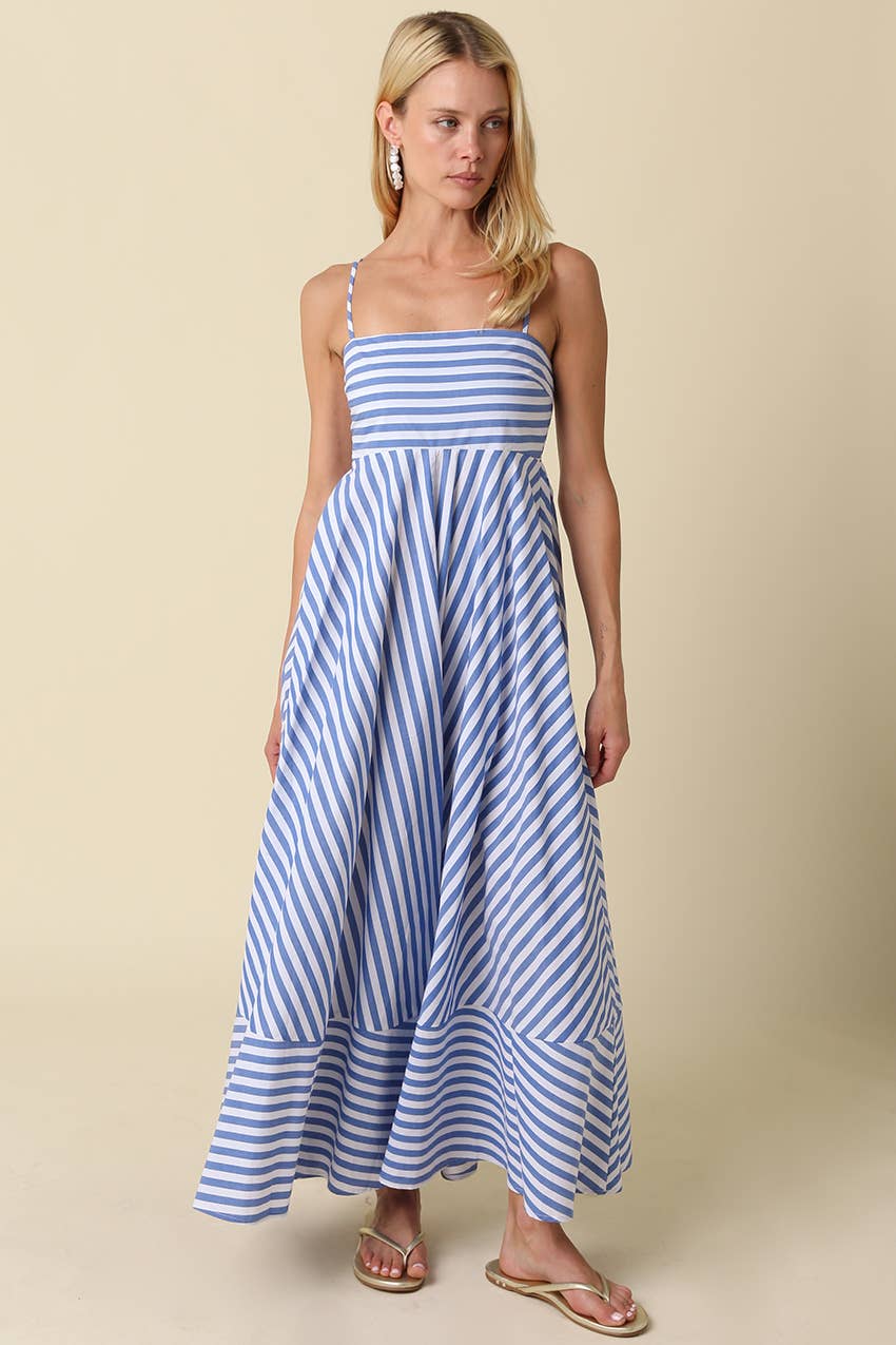 Cecily Stripe Maxi Dress