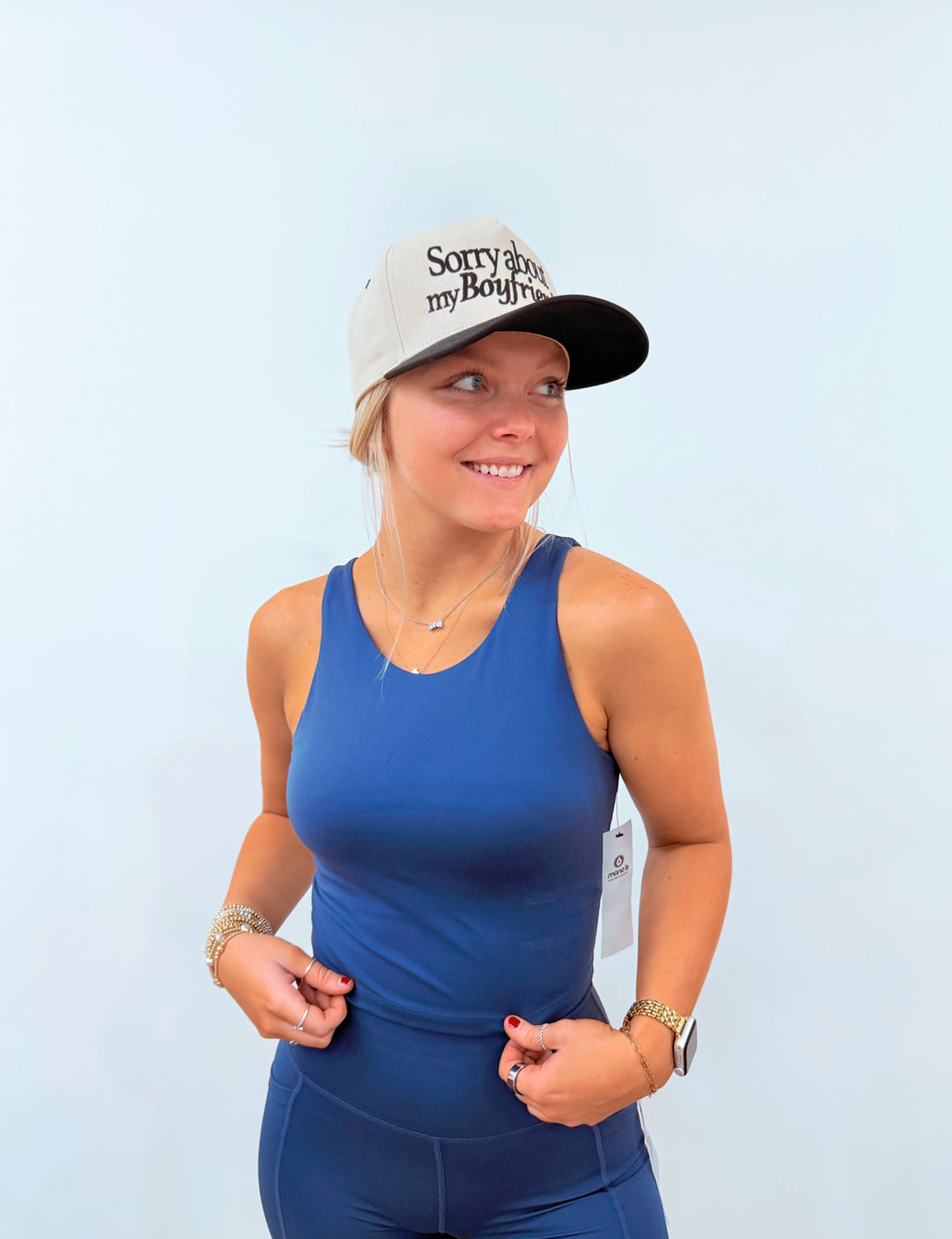 Midnight Navy Padded Tank