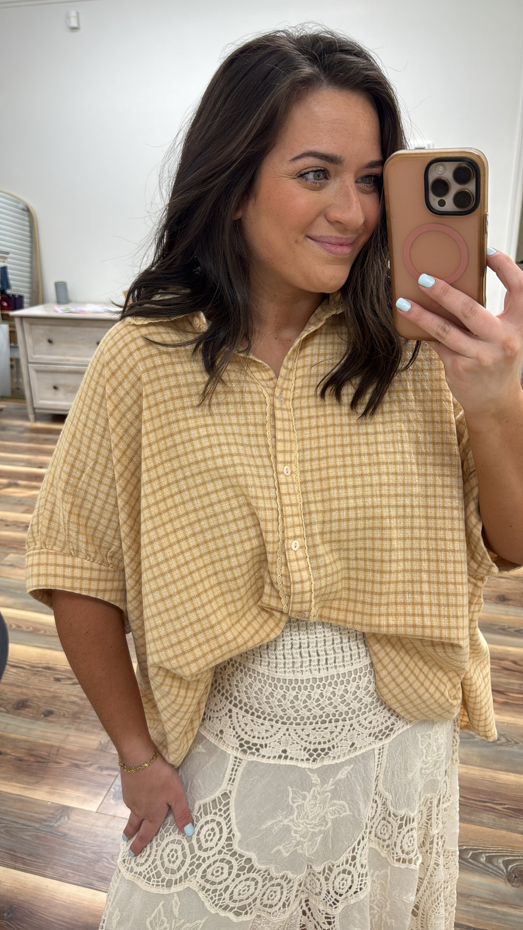 Textured Lennon Blouse