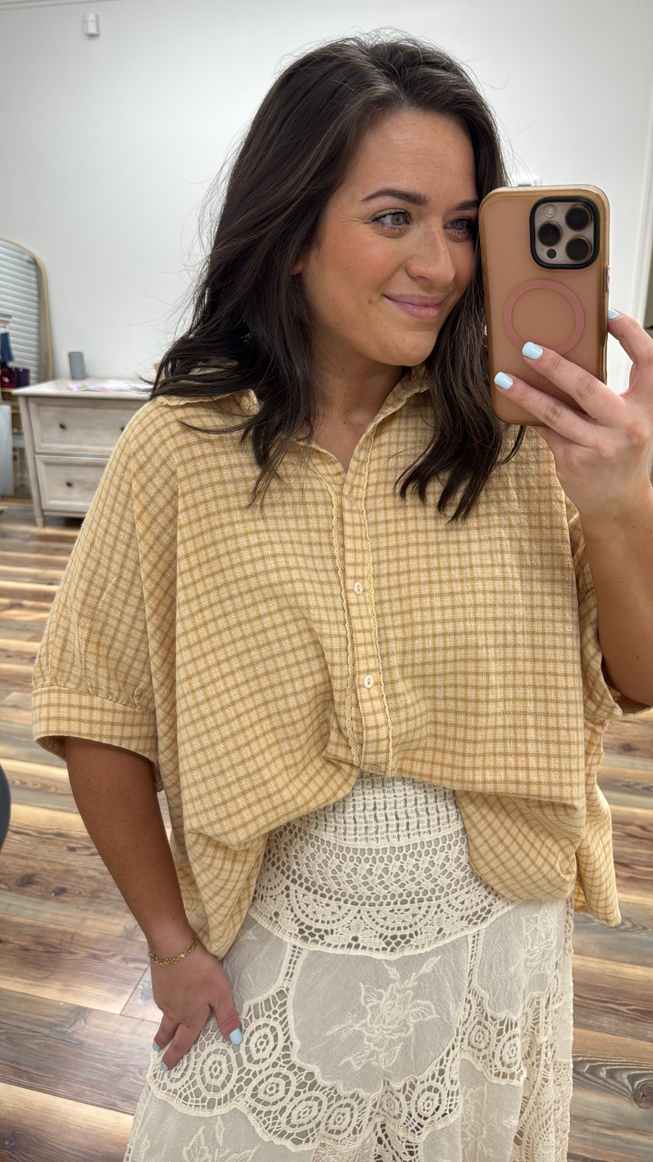 Textured Lennon Blouse