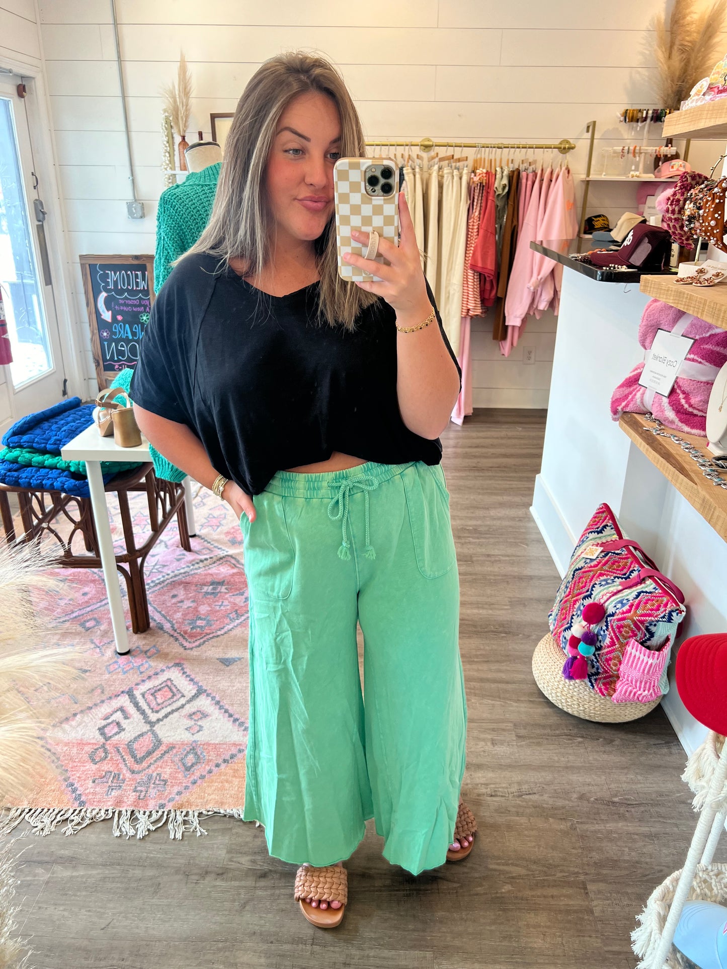 Lounge All Day Pants- Kelly Green