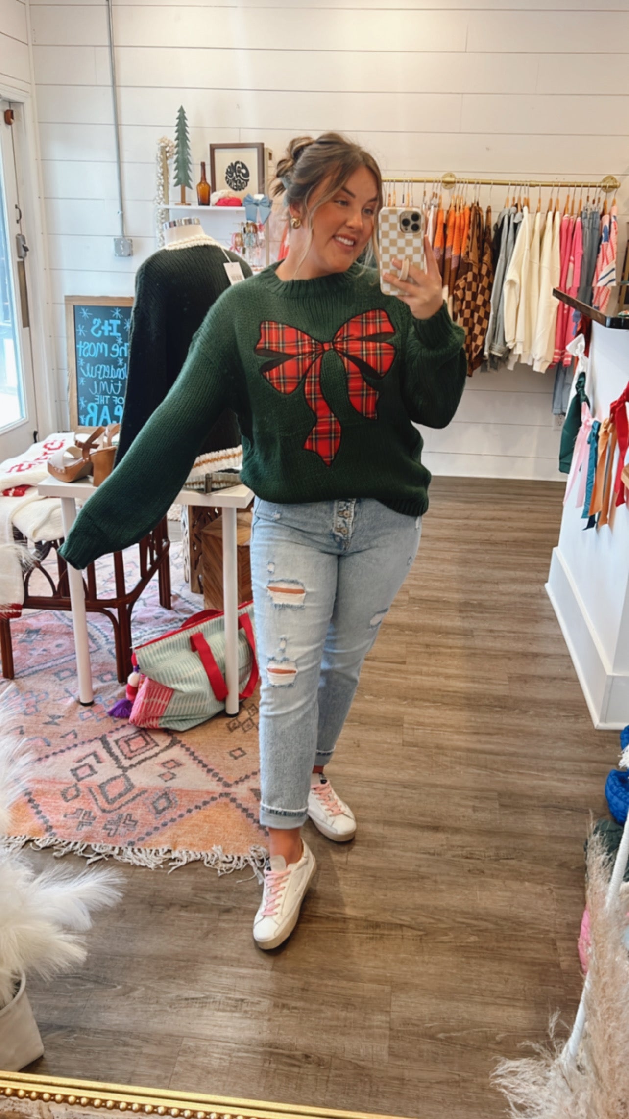 Christmas Bow Sweater