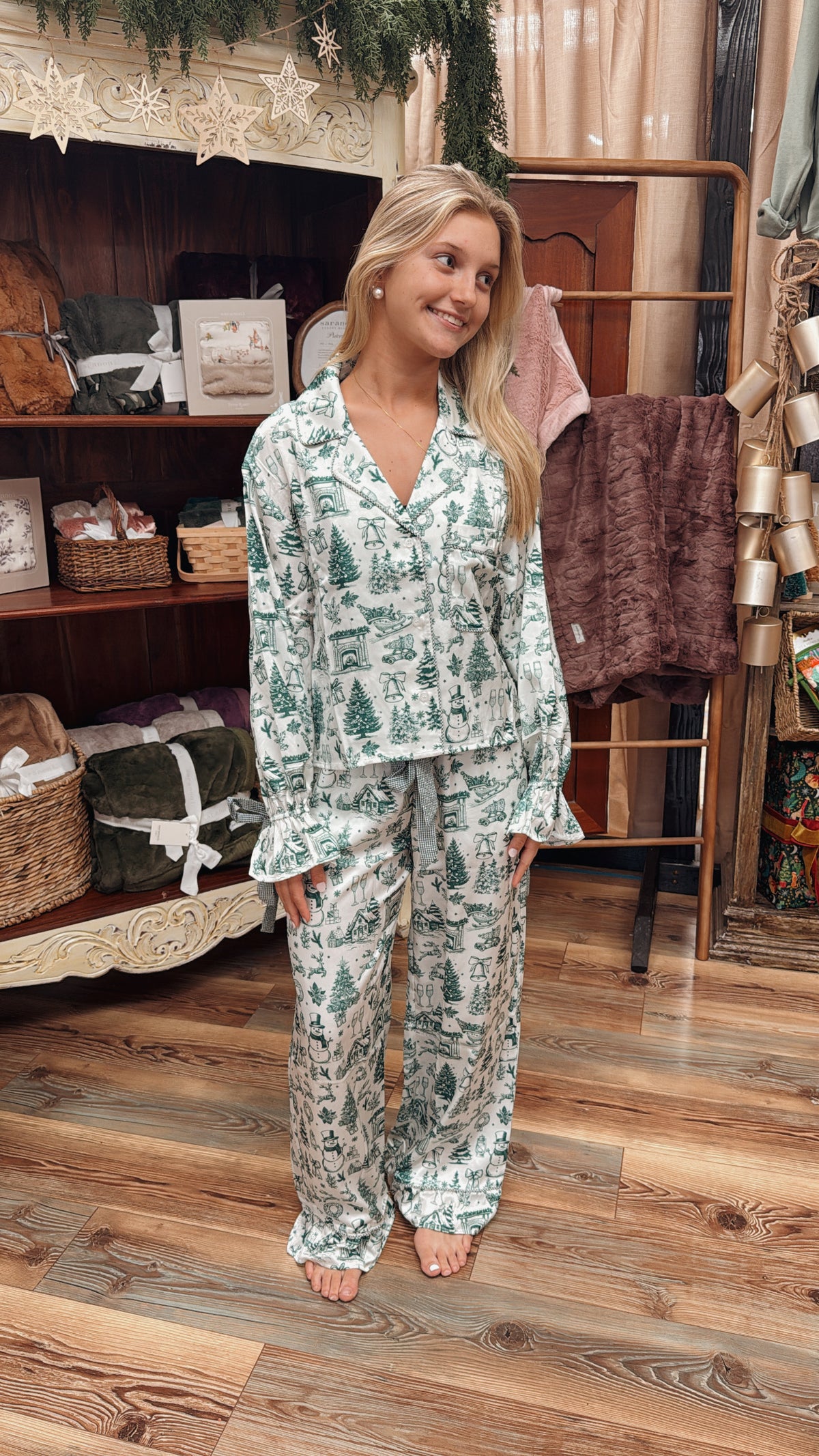 Spring Pjs Green Green Vintage Pajamas – The Lennon Collective