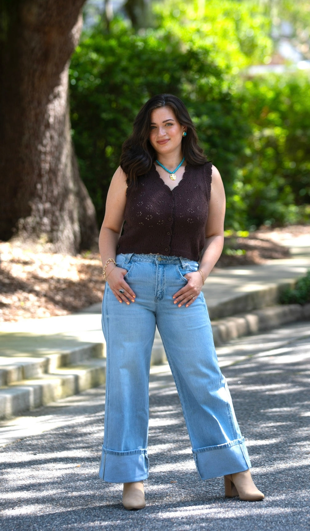 Brow Knit Sweater Vest