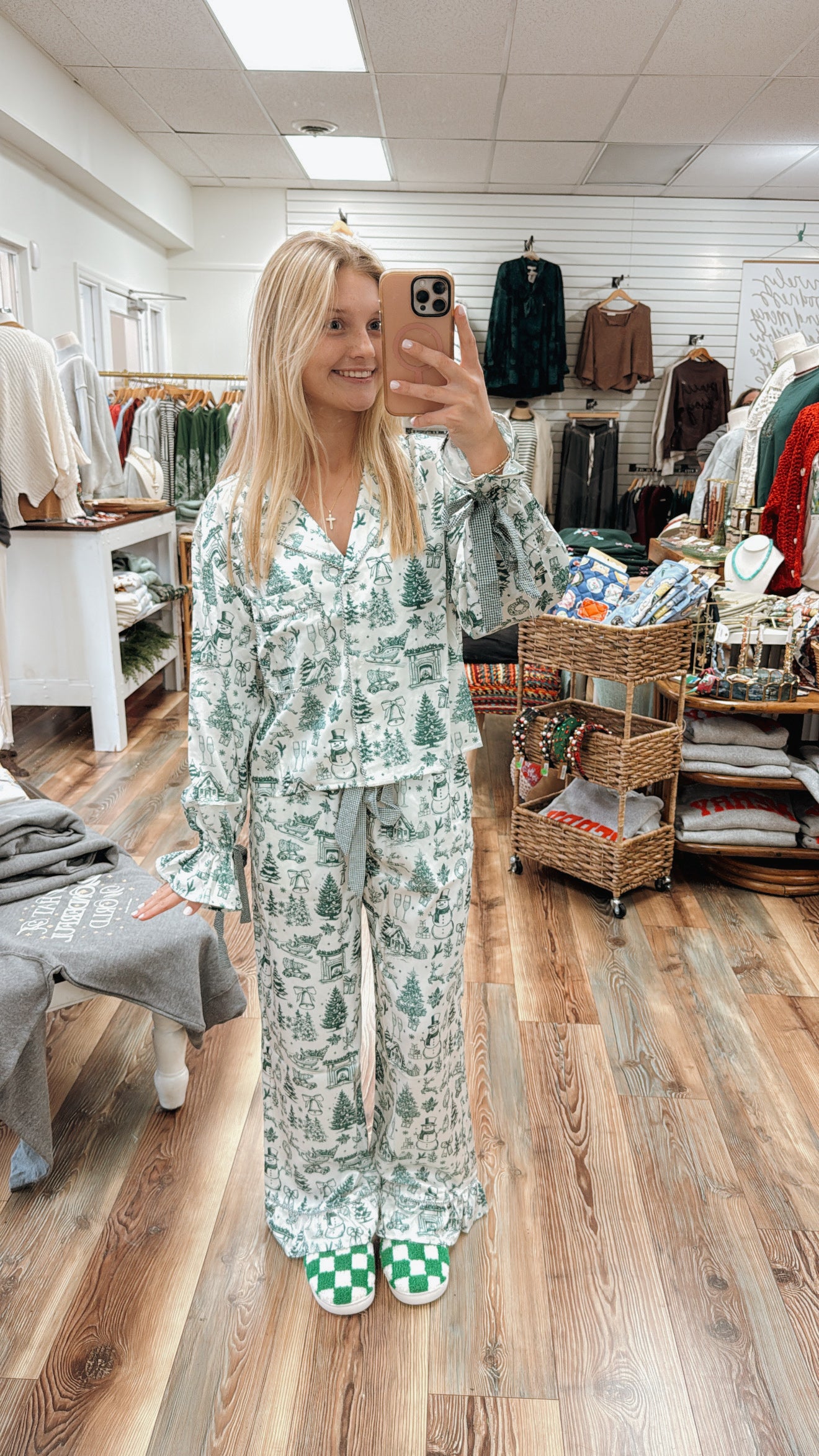 Green Vintage Pajamas