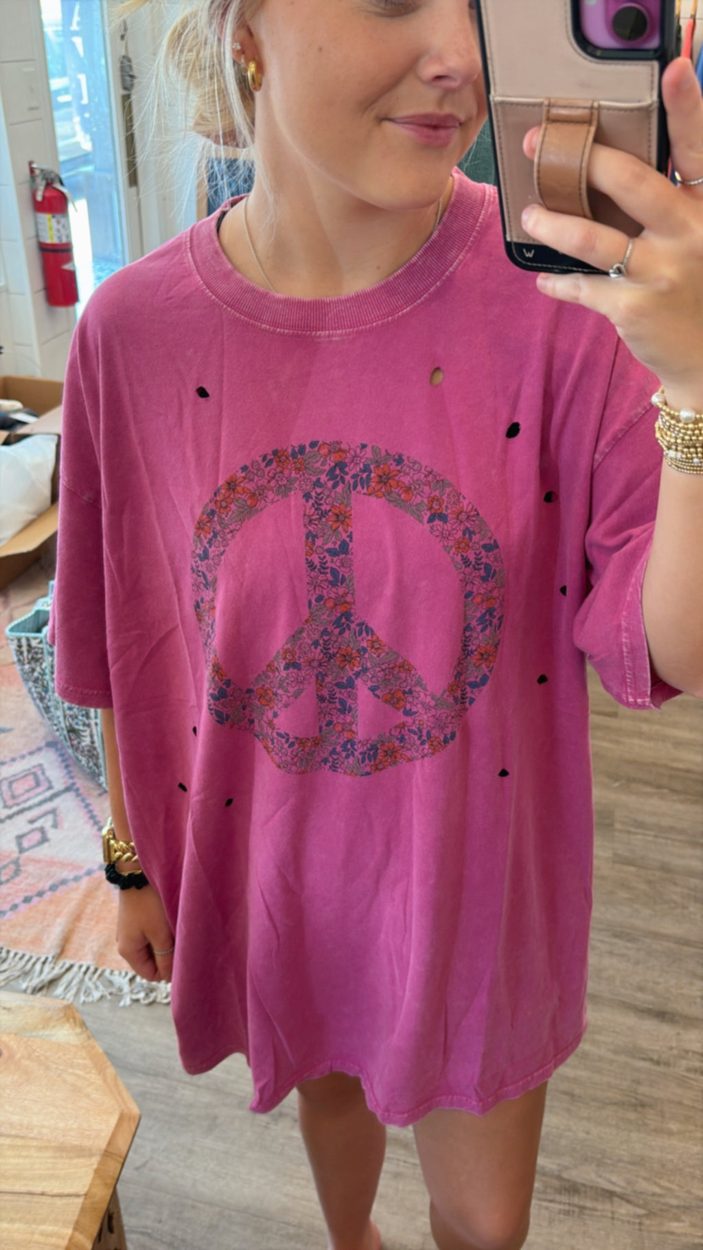 PEACE Oversized Tee