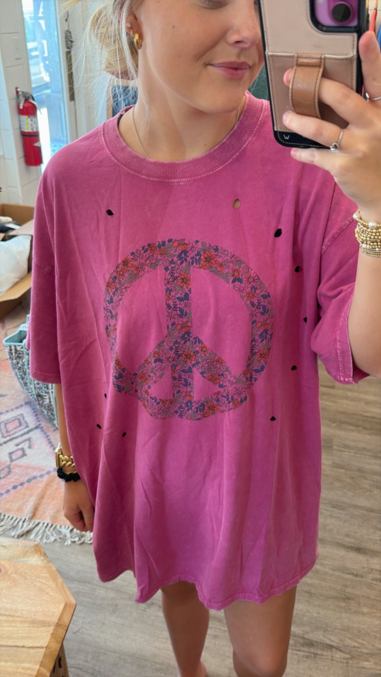 PEACE Oversized Tee