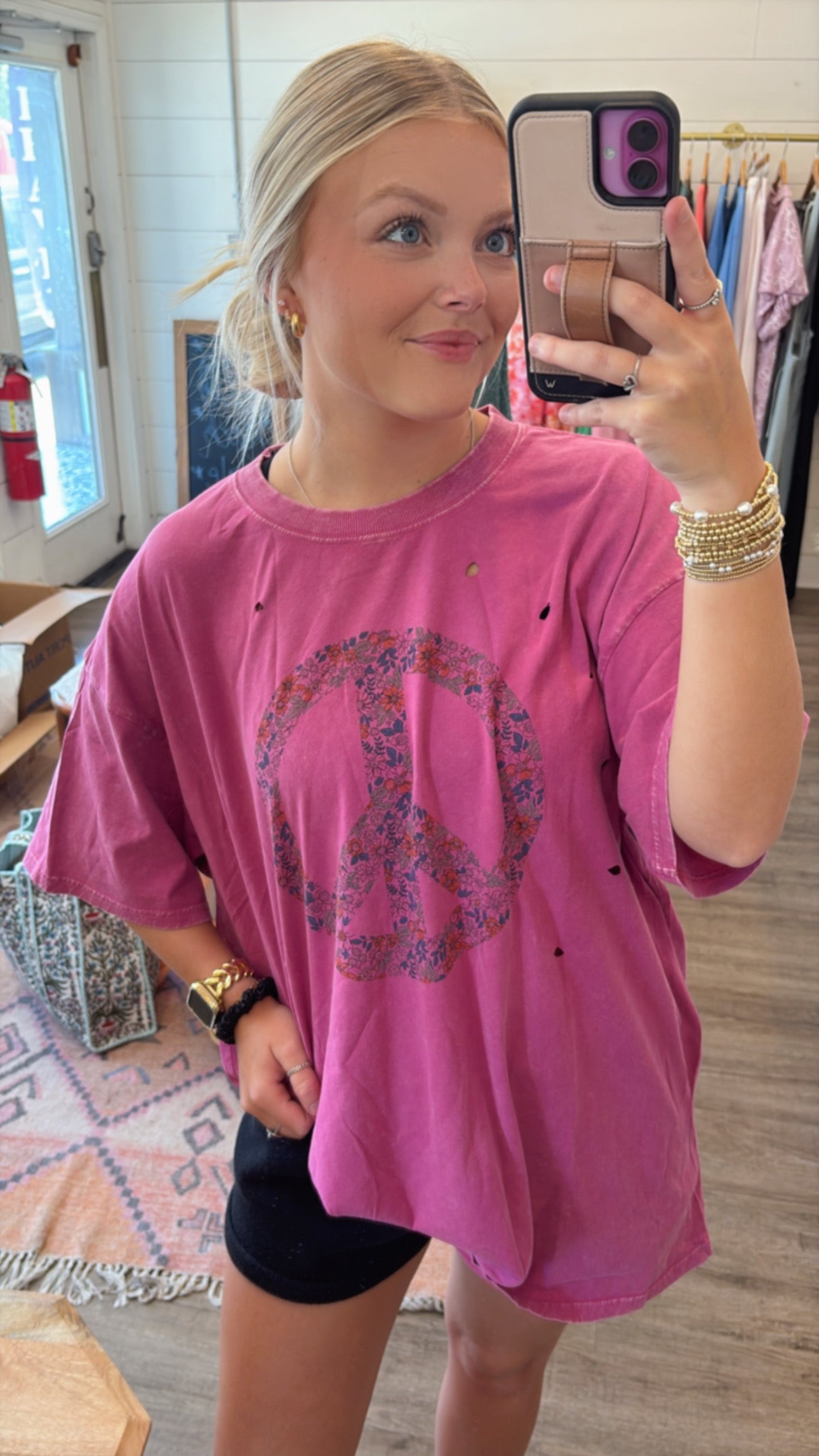 PEACE Oversized Tee