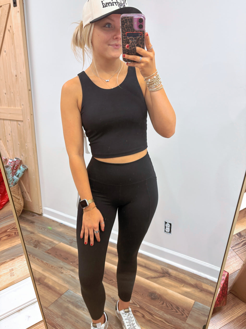 Black Padded Tank