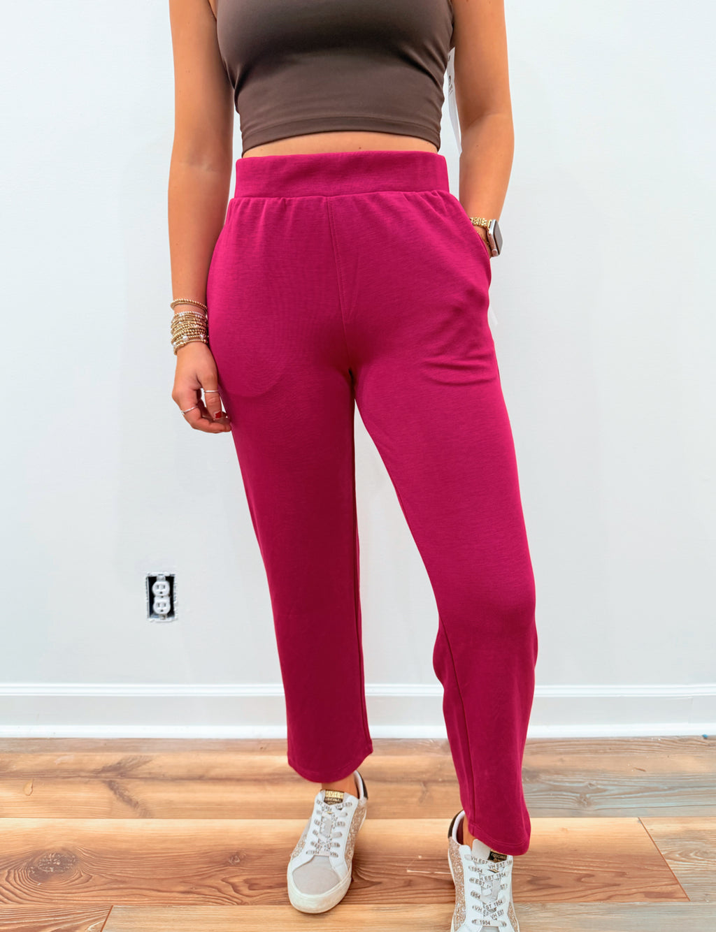 Plum Pink Butter Soft Pants