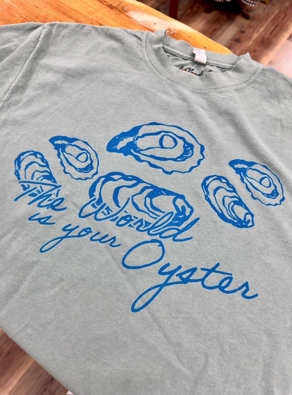 The World is Your Oyster, Summer Boxy Cotton TShirt