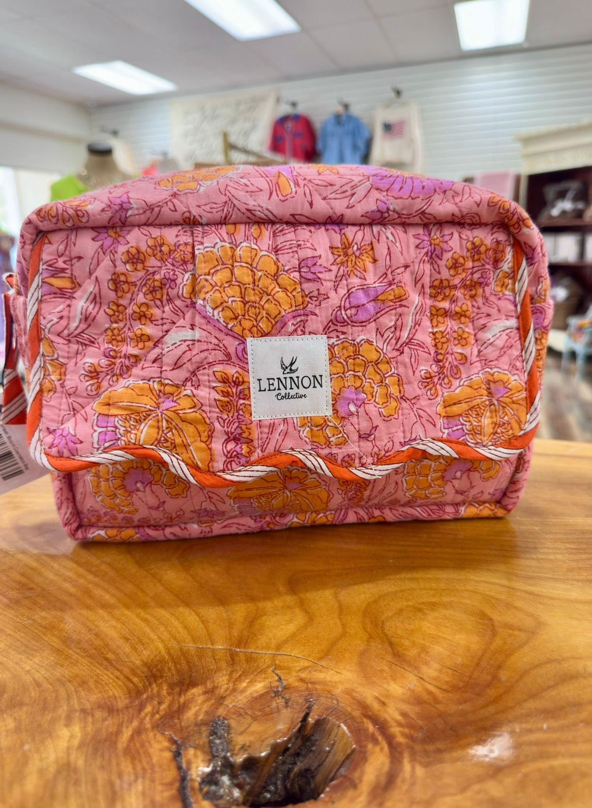 The Sunset Bloom Cosmetic Bag