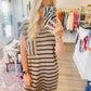 Stripped Sweater Dress