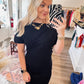 Cold Shoulder Maxi