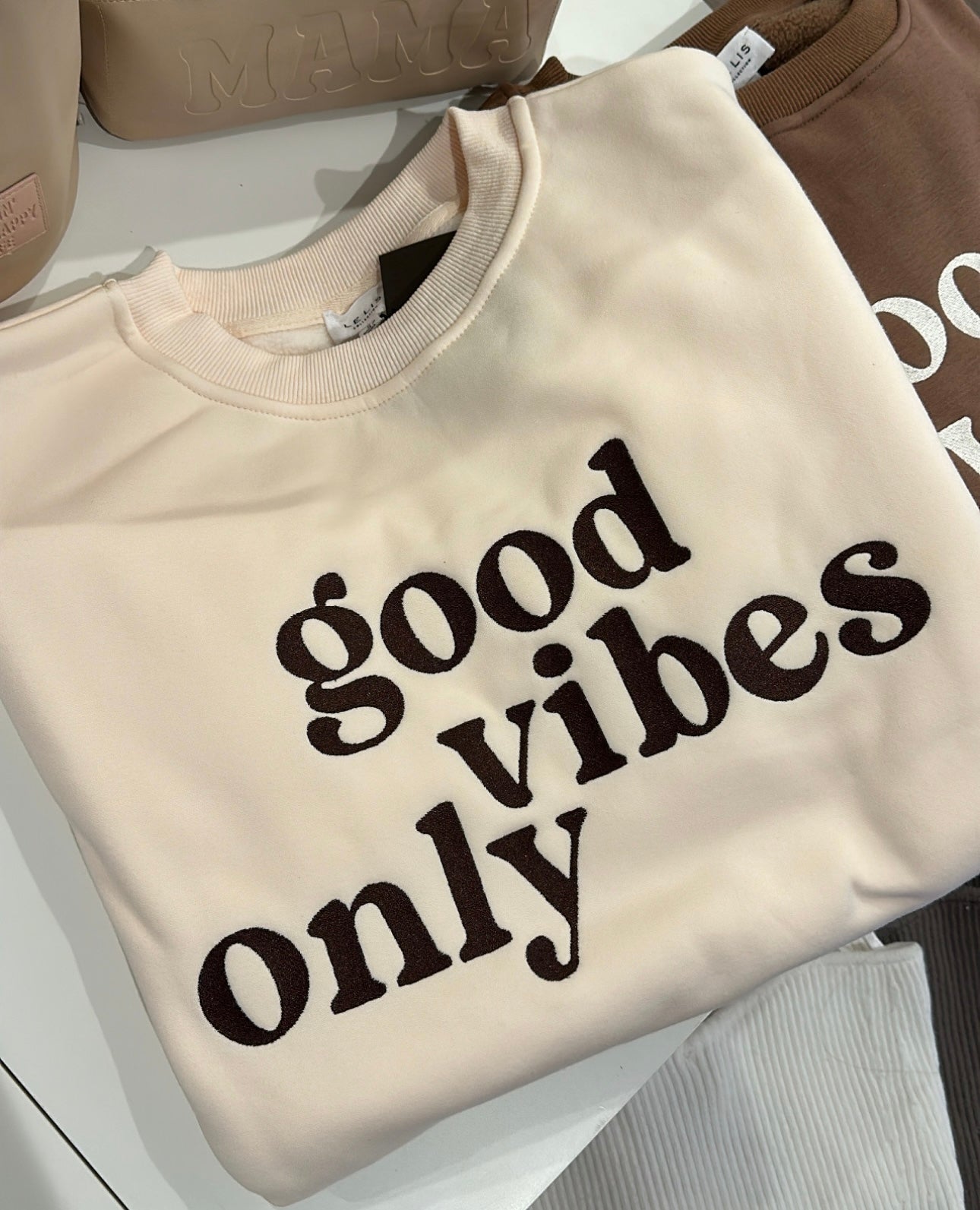 Good vibes only sweatshirt