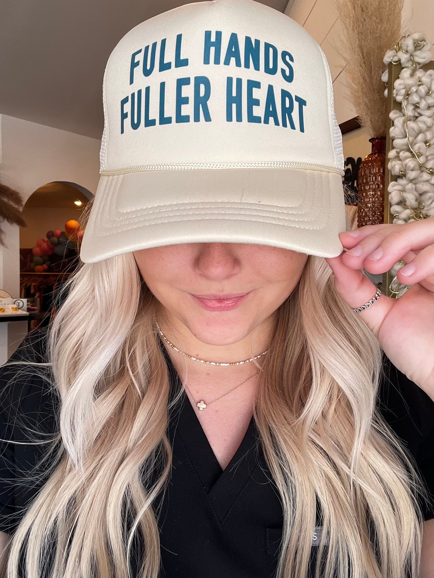 Full Hands Fuller Heart Trucker Hat