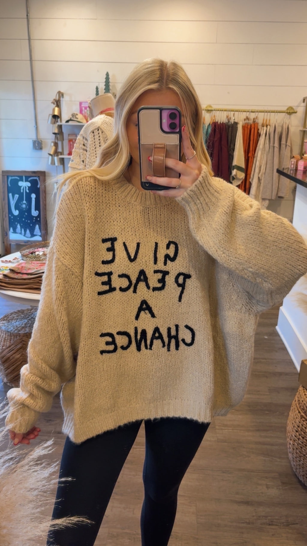 Give Peace A Chance Sweater