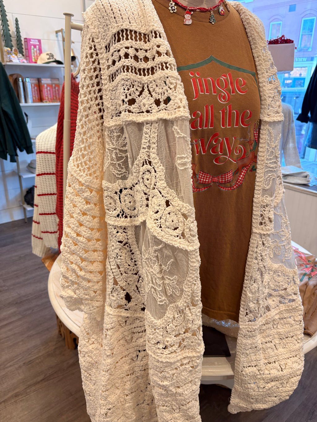 Cream Knit Cardigan