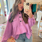 Lavender Henley Top