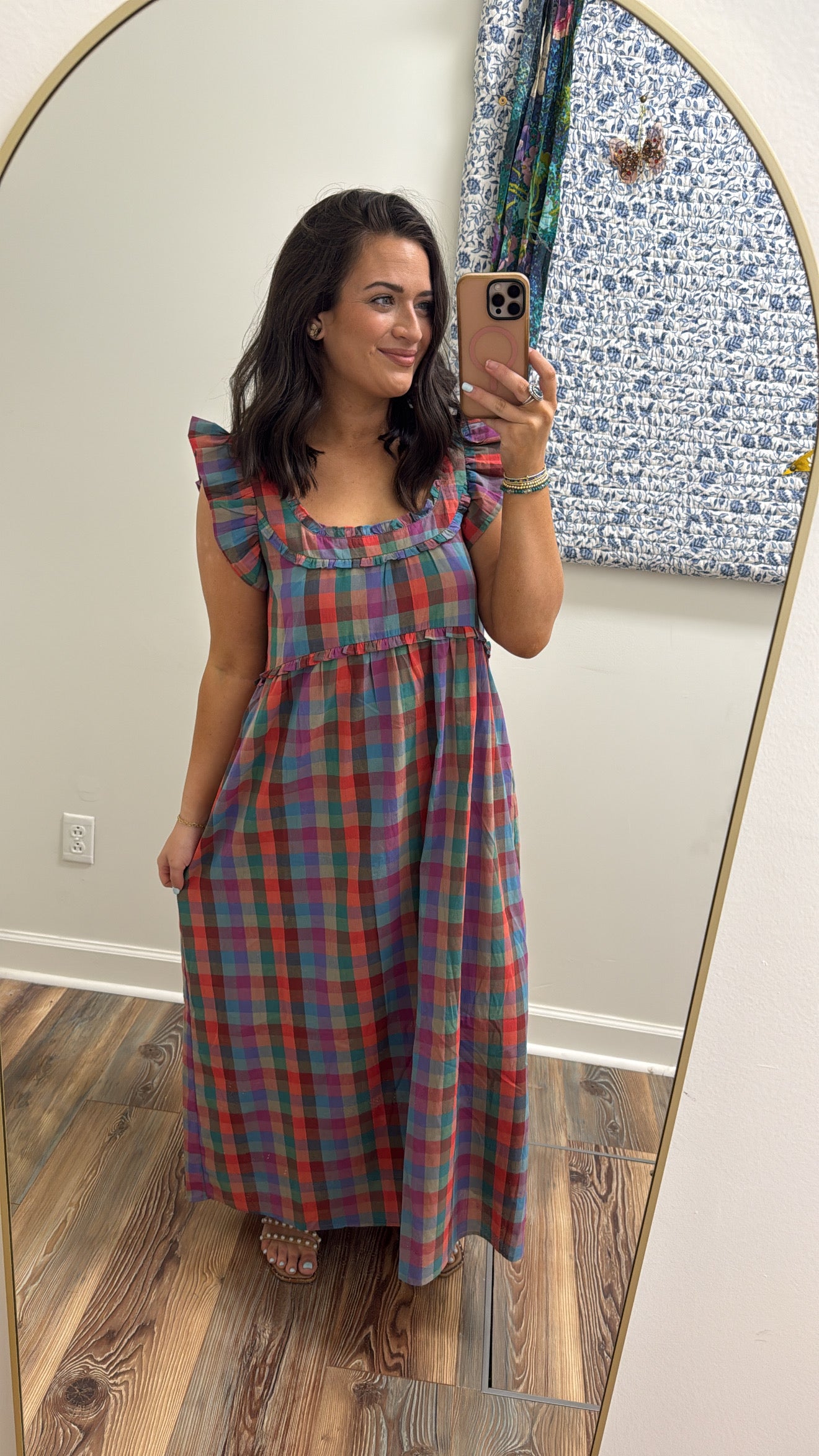 Meadow Plaid Dress