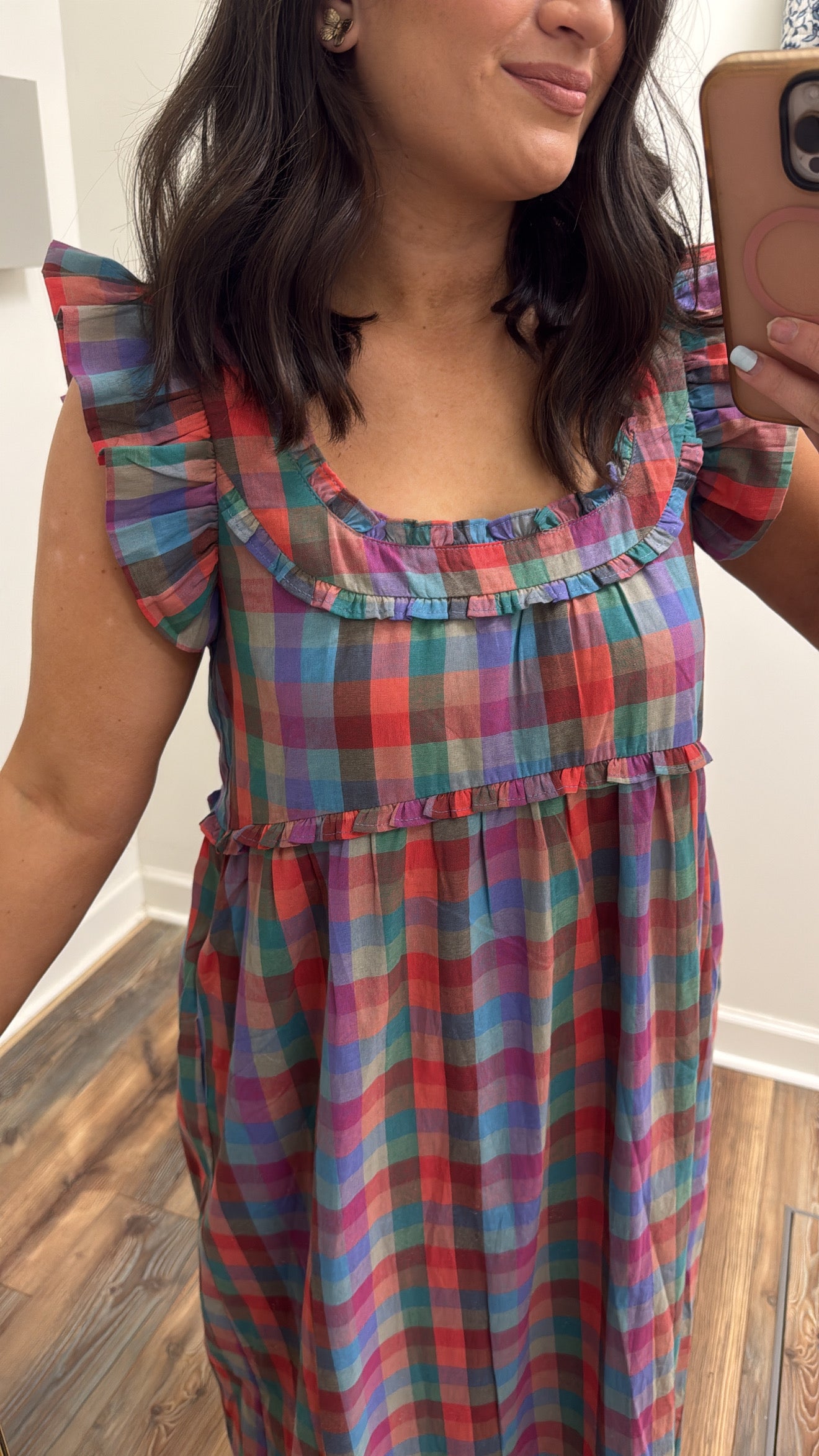 Meadow Plaid Dress