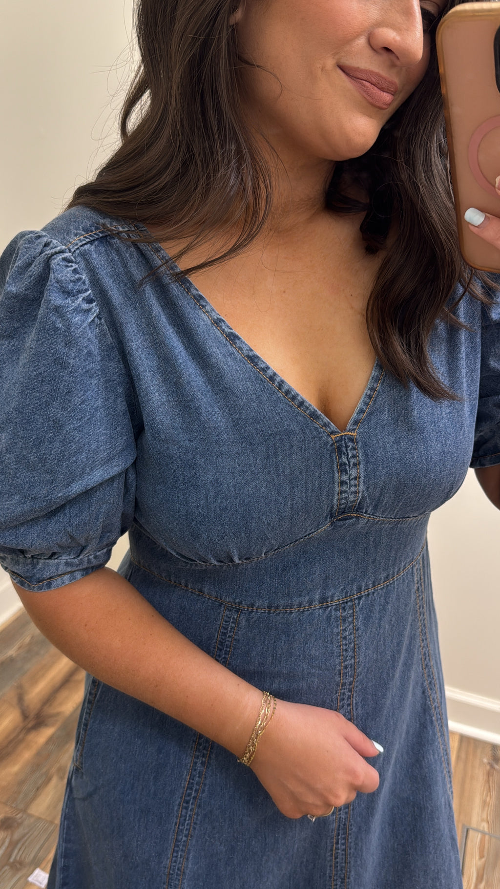 Denim Midi Dress